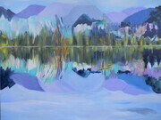 'Reflections of Garibaldi Mtns. on Hatzic Lake, B. C.'